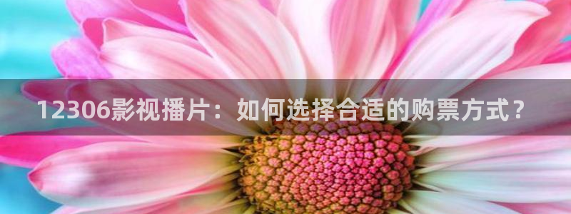 花花影院第七电影院：12306影视播片：如何选择合适的购票方式？